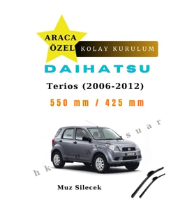 Daihatsu Terios (2006-2012)  Araca ÖZel Silecek Ön İki