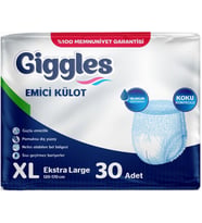 Giggles Hasta Bezi Yetişkin Emici Külot Ekstra Büyük (XL) 30 Adet Tekli Pk
