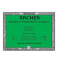 Arches Suluboya Blok Cold Press Natural White 300 gr 23x31 cm 20 Sayfa 
