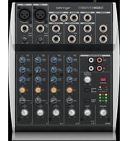 BEHRINGER Xenyx 802S Premium Analog 8-Input Mixer with USB Stream
