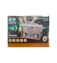 Everton Rt-659 Bluetooth Fm-Usb-Tf-Aux Şarjlı Nostaljik Radyo