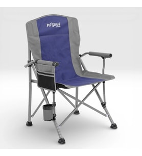 Argeus Rustic Katlanabilir 150Kg Kamp Sandalyesi - Mavi/Gri