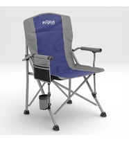 Argeus Rustic Katlanabilir 150Kg Kamp Sandalyesi - Mavi/Gri