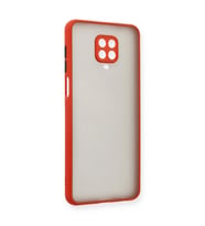 Xiaomi Redmi Note 9 Pro Kılıf Montreal Silikon Kapak - Kırmızı