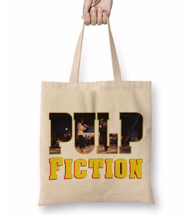 Pulp Fiction Quentin Tarantino Bez Çanta Uzun Saplı