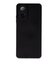 Oppo A38 Kılıf Nano İçi Kadife Silikon - Siyah