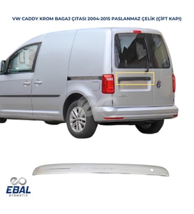 VW Caddy Krom Bagaj Çıtası 2004-2015 P.Çelik (Çift Kapı)