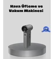 Şarjlı 130000 Rpm Hava Üflemeli Vakumlu Araç Ev Temizlik Makinesi - Lisinya