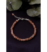Güneş Taşı Bileklik (Somon)