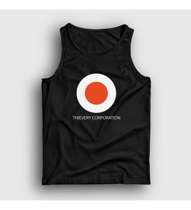 Presmono Unisex Siyah Logo Thievery Corporation Atlet 528508tt