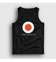Presmono Unisex Siyah Logo Thievery Corporation Atlet 528508tt