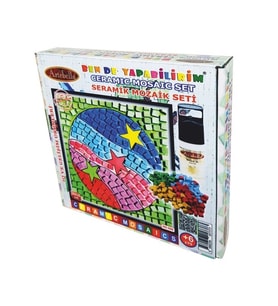 Artebella Seramik Mozaik Seti Renkli Toplar 20x20cm MS-08