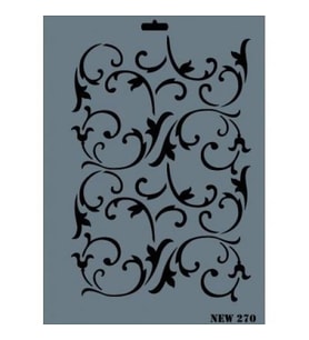 Rich New Seri N-270 Stencil 35x25 cm