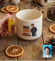 Kişiye Özel Karikatürlü Babaya Hediye Daddy Cool T Kupa Babalar Günü Hediyesi