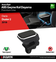 Dacia Duster Uyumlu 2 Kol Dayama Kolçak Geçmeli ABS Gri 2018 Üzeri Parça