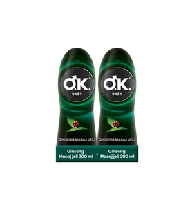 Okey Ginseng Masaj Jeli 2'li Set 400 ml