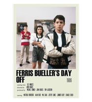 Ferris Bueller's Day Off Alternatif (2) Tablo Ahşap Poster Dekoratif