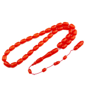Kapsül Kesim 11x8 mm Sıkma Kehribar Sistem Püsküllü Tesbih