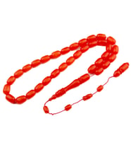 Kapsül Kesim 11x8 mm Sıkma Kehribar Sistem Püsküllü Tesbih