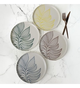 Leaf Harmony Nordıc Pasta Tabağı 22 Cm 4 Adet / 22974-77