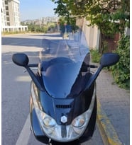 MOTOCAM Piaggio X8 200 Ön Cam 2004-2006 Model 70cm Füme Renkli 4mm