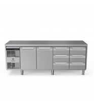 Electrolux Professional Endüstriyel Soğuk Tezgah 2 Kapılı +6x1/3 Çekmeceli 590 Lt, -2+10°c, Aısı 304 EH4HBAACC