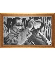 ALTIN ÇERÇEVELİ PASPARTULU TABLO CR1389