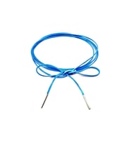 Mavi Renk Kadın Süet Bağcıklı Choker Kolye