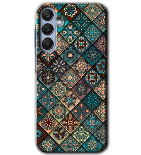 Galaxy A35 Kılıf HD Desen Baskılı Kılıf - Mandala Desen