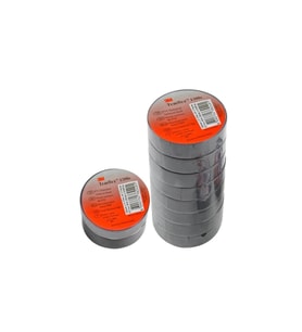 3m Elektrik Bantı Temflex 1300e Izole Bant 10 Adet Siyah