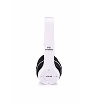 P47 Extra Bass Wireless Bluetooth Kulaklık 5.0 Radyolu (Beyaz)