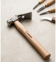 SANDIKÇI KESERİ TAVLANMIŞ BİLENMİŞ AĞIZLI MİNİ KESER AHŞAP SAPLI 26 CM