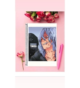 Tomura Shigaraki Anime Defter 1 Adet Özel Tasarım A4 Boyutu Telli Çizgili Defter 21*29 Cm
