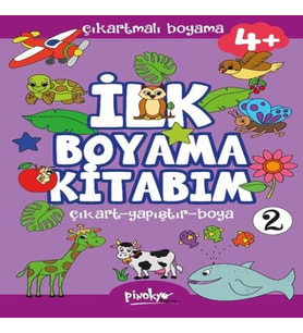 Çıkartmalı İlk Boyama Kitabım 4+ Yaş-2