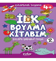 Çıkartmalı İlk Boyama Kitabım 4+ Yaş-2
