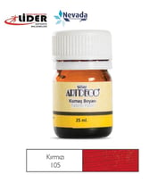 ARTDECO KUMAŞ BOYASI 25ML KIRMIZI 10 A - 105