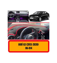 Audi A3 2013 - 2020 Ön Gögüs / Panel / Torpido Korumasi / Kilifi / Halisi / Koruyucu / Örtüsü