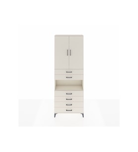 Arges Dolap 4 Raflı 6 Çekmeceli 2 Kapaklı 88x30x243 Aytaşı-Aytaşı