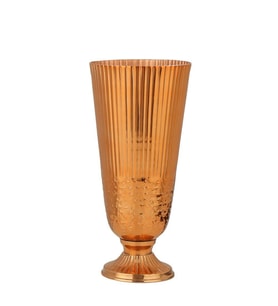 Vitale Bakır Çizgili Çiçeklik Küçük 16*36 Cm AK.IR0151