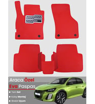 PEUGEOT 208 (2019-2025) Uyumlu EVA Paspas Tam Set–Araca Özel,Oto Paspas,Kolay Montaj