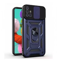 Kızaklı Tank Kılıf Samsung Galaxy A51 Lacivert