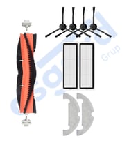 DREAME D10 PLUS – D10S PLUS – D10 PLUS GEN 2 UYUMLU 1 Ana Fırça 4 Yan Fırça 2 Filtre 2 Mop PKT-iasgf0001359