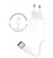 15/Pro/Pro Max 25W İOS Uyumlu Hızlı Şarj Aleti Adaptörlü Beyaz