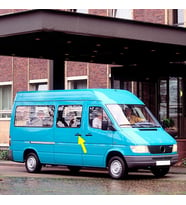 Mercedes Sprinter 1995-2006 Sağ Orta Sürgülü Dış Kapı Kolu A9017600459