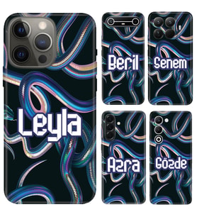 Realme Note C21Y C25Y C53 C55 C63 C65 C75 Kılıf YeniSeri Kişiye Özel İsim Yazılı Silikon Kapak