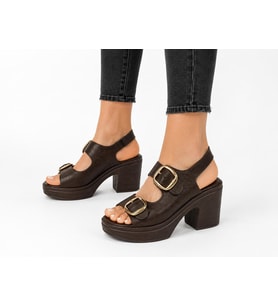 Trendyshose 506 Kalın Taban Dolgulu Sandalet