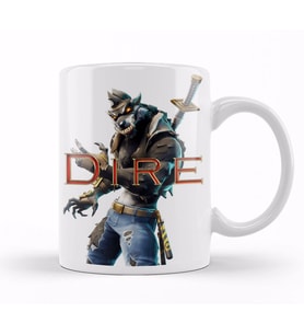 Fortnite Dire Skin Kupa Bardak Porselen