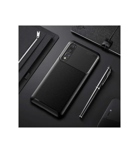 Huawei P20 Pro Uyumlu Kılıf Zore Negro Silikon Kapak (Siyah)