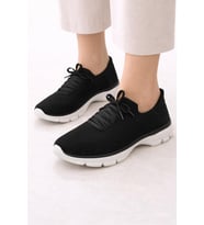 Pepita B042 Anatomic Taban Hafif Rahat Kadın Spor Ayakkabı (Siyah)