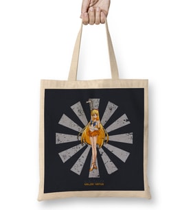 Sailor Moon Venus Retro Japanese Bez Çanta Uzun Saplı